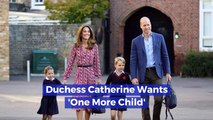 One More Baby For Duchess Catherine