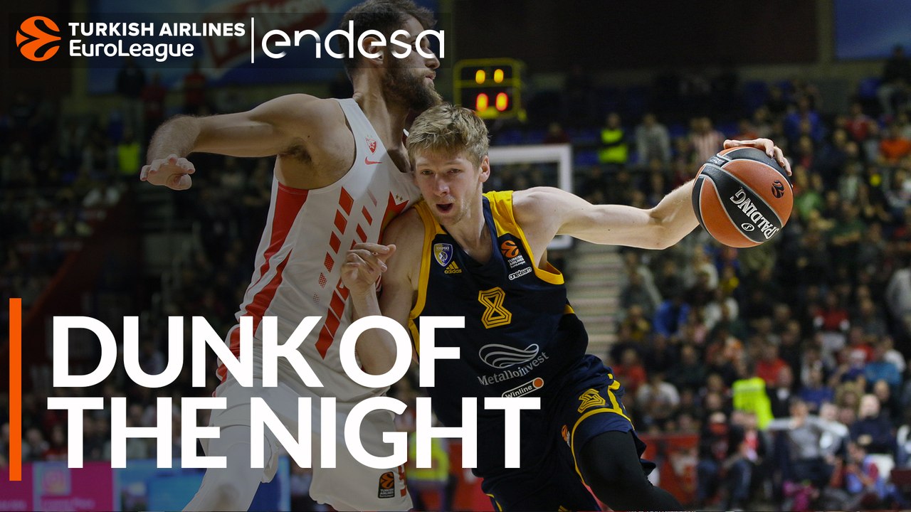 Endesa Dunk of the Night: Vyacheslav Zaytsev, Khimki Moscow Region