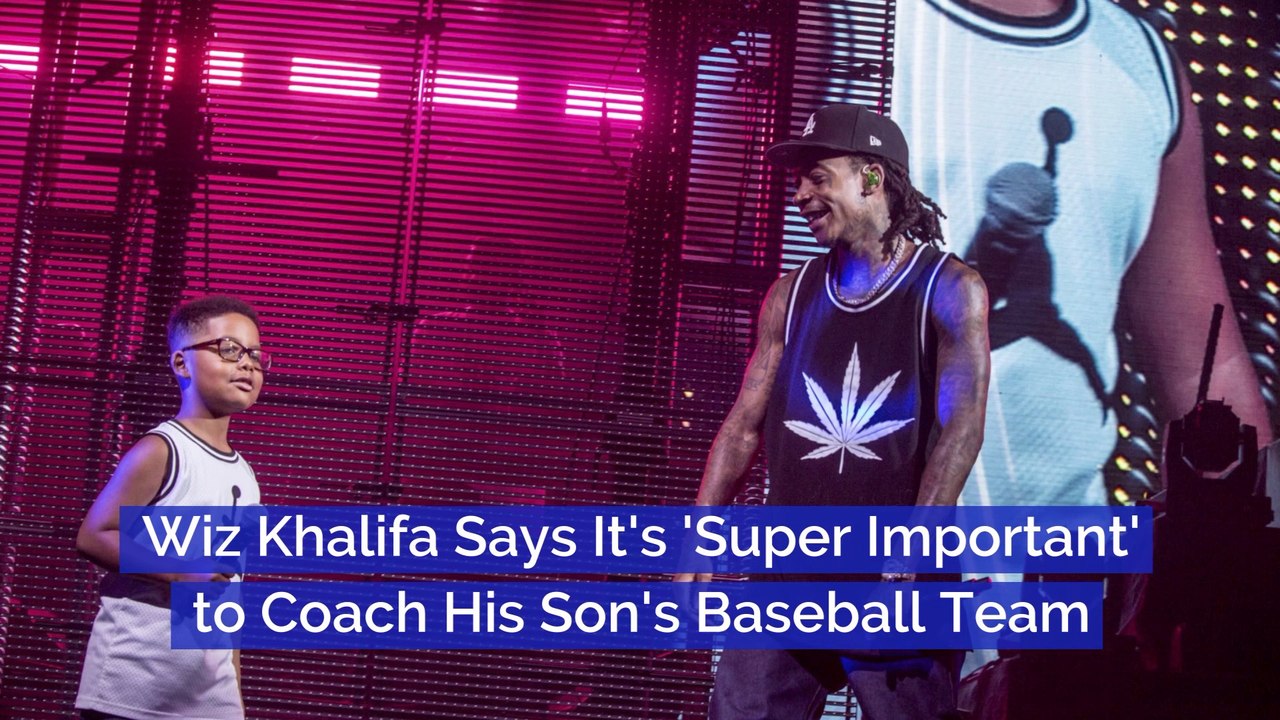 Wiz Khalifa Is A Baseball Coach