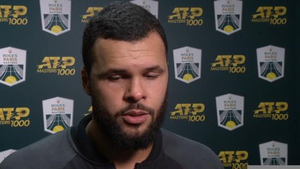 Rolex Paris Masters - Tsonga : "J'ai été courageux"