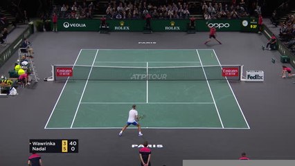 TENNIS: Paris Masters: Nadal bt Wawrinka (6-4 6-4)