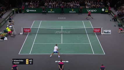 TENNIS: Paris Masters: Nadal bt Wawrinka (6-4 6-4)