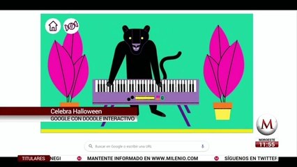 Google celebra Halloween con un doodle terrorífico