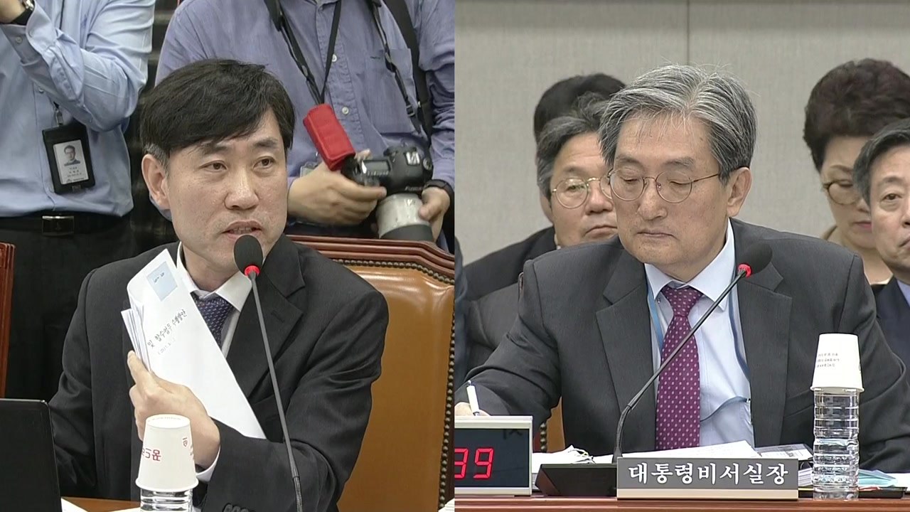 국회 운영위 청와대 국정감사 (1) / YTN