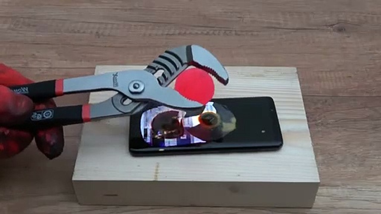 Putting a Hot Iron Ball Above a Smartphone, What Is the Result?