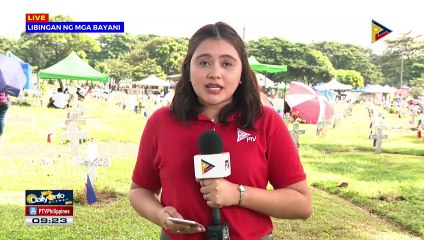 Misa, isinagawa sa libingan ng mga bayani