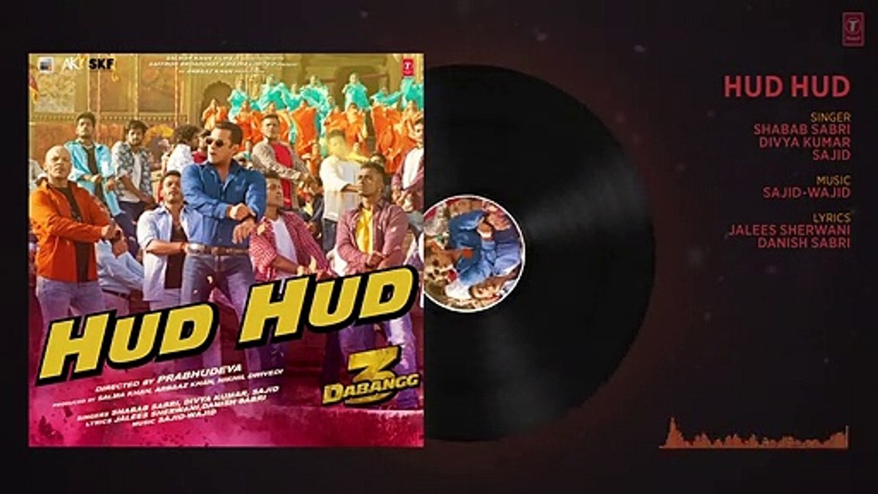 Dabangg 3 | Hud Hud Song | Salman Khan | Sonakshi Sinha | Divya Kumar, Shabab Sabri,Sajid | Sajid Wajid