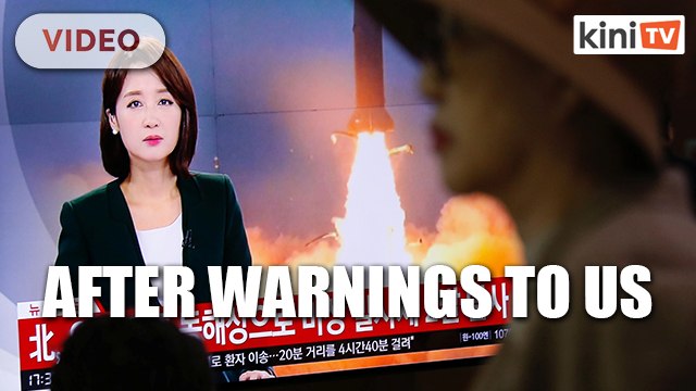 North Korea launches two suspected missiles