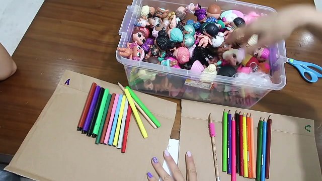 ÇİZ KES BOYA GİYDİR KENDİN YAP LOL KOMBİN CHALLENGE! Bidünya Oyuncak