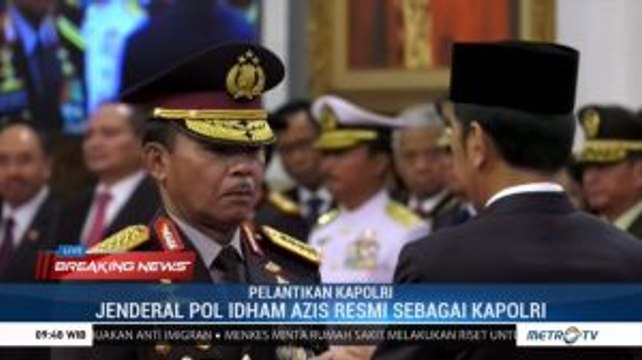 Idham Azis Resmi Dilantik Jadi Kapolri