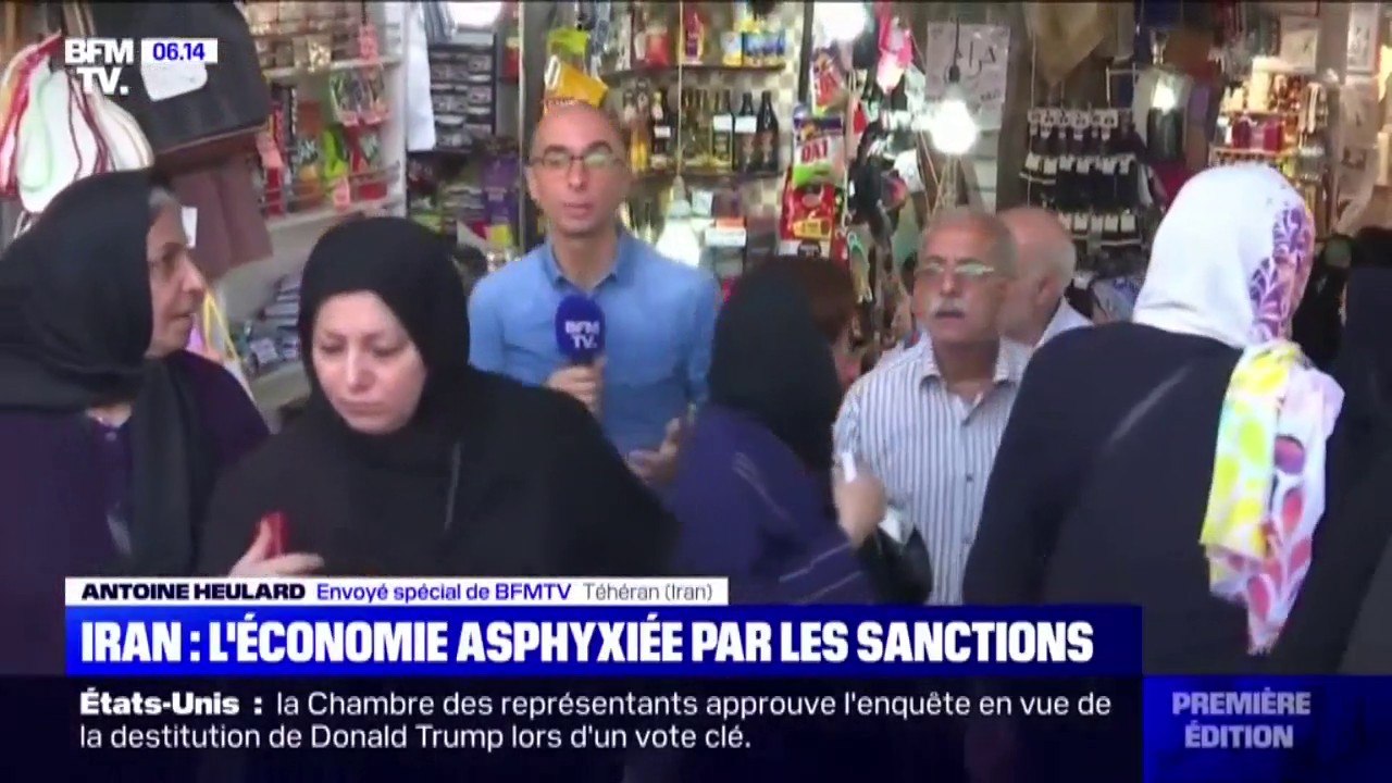 En Iran, les sanctions imposées par les États-Unis asphyxient l'économie du pays