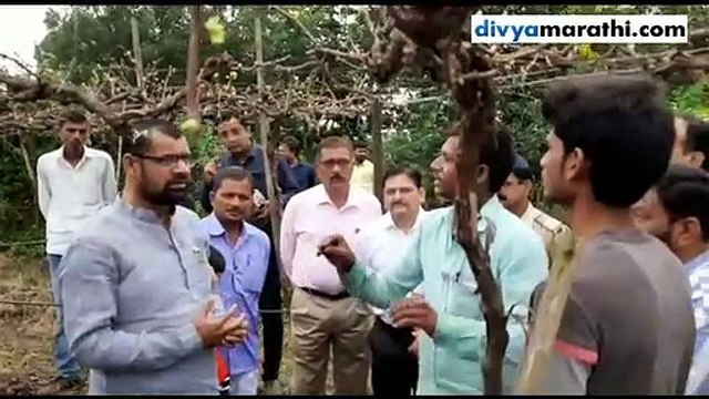 सदाभाऊ खोत यांच्या नाशिक दौऱ्याला सुरुवात, अवकाळी पावसामुळे नुकसान झालेल्या पिकांची केली पाहणी
