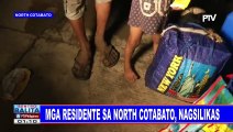 Mga residente sa North Cotabato, nagsilikas; ilang pamilya, sa kalsada na nagpalipas ng gabi