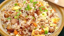 LEFTOVER PORK ADOBO FRIED RICE WITH BAGOONG (SHRIMP PASTE) RECIPE BY ONCHO'S KITCHEN