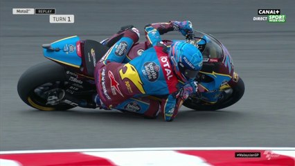 Alex Marquez flirte avec la limite en FP2