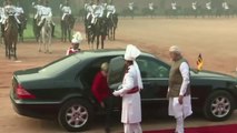 Angela Merkel inicia su visita a la India
