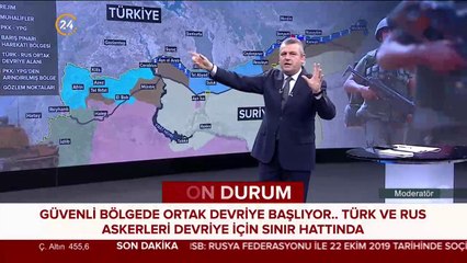 Güvenli bölgede ortak devriye başladı