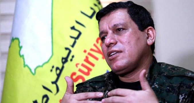 Terör örgütü PYD elebaşı Mazlum Kobani'nin PKK kampındaki yeni görüntüleri ortaya çıktı