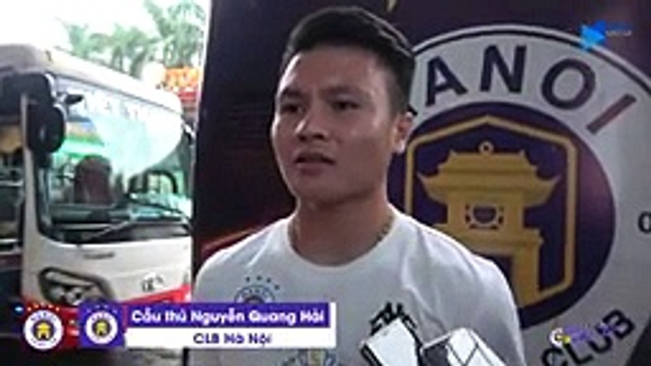 Cảm xúc của Quang Hải tại sân bay sau chức vô địch Cup Quốc Gia 2019 | Hà Nội FC
