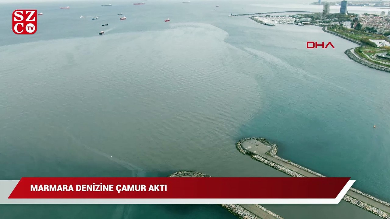 Marmara Denizi’ne çamur aktı