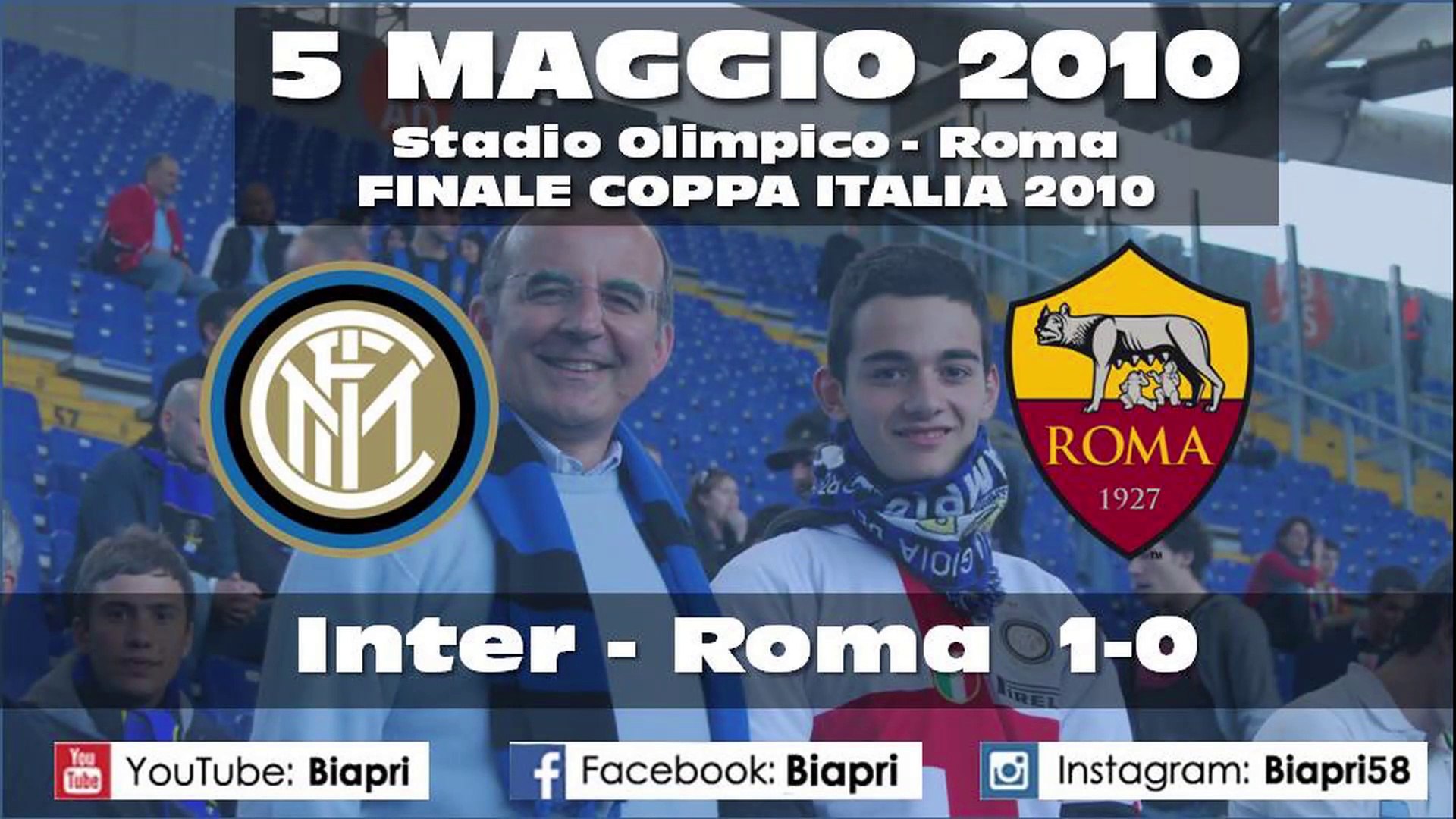 5/5/2010_INTER-ROMA 1-0 *Finale Coppa Italia* (Video Biapri) - Video  Dailymotion