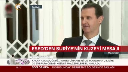 Esad'dan Suriye'nin kuzeyine ilişkin açıklama