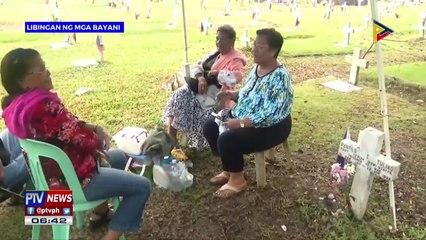 Mga pamilya ng mga namayapang sundalo, dumalaw din