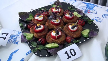 Bursa'da zeytinyağlı yemekler yarıştı