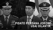 Pidato Perdana Jokowi Usai Dilantik