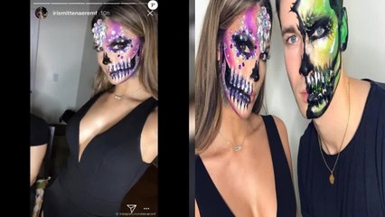 Iris Mittenaere sexy pour Halloween  elle se dévoile en lingerie fine