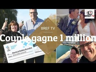 Un couple gagne 1 million de livres à la loterie à l&#39;occasion de son premier anniversaire de mariage