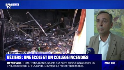 Robert Ménard: "C'est un crime de s'en prendre à une école"