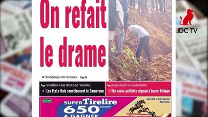 REVUE DE PRESSE CAMEROUNAISE DU 1 NOVEMBRE 2019