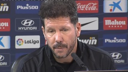 Simeone: "Cuándo se estabilice la Liga veremos qué equipos compiten por cosas importantes esta temporada"