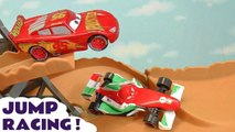 Hot Wheels with Disney Pixar Cars 3 Lightning McQueen vs Toy Story 4 Buzz and Transformers Family Friendly Full Episode English