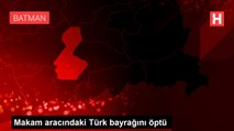 Batmanlı vatandaş, Valinin Makam aracındaki Türk bayrağını öptü