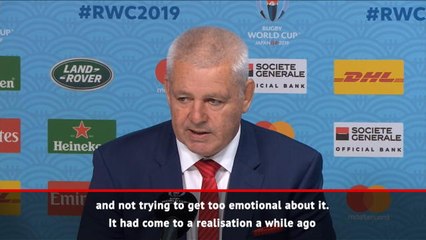 Download Video: Gatland says emotional goodbye after final bow with Wales