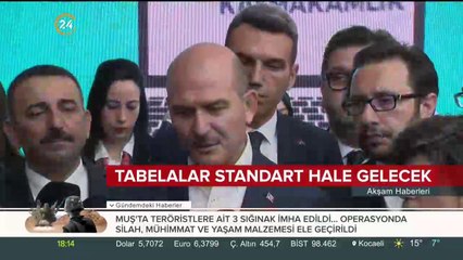 "Türk Standartları Enstitüsü'nün belirlediği şekle gelecek"