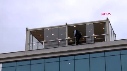 Beşiktaş'ta intihar girişimi; bu sefer hastane çatısına çıktı