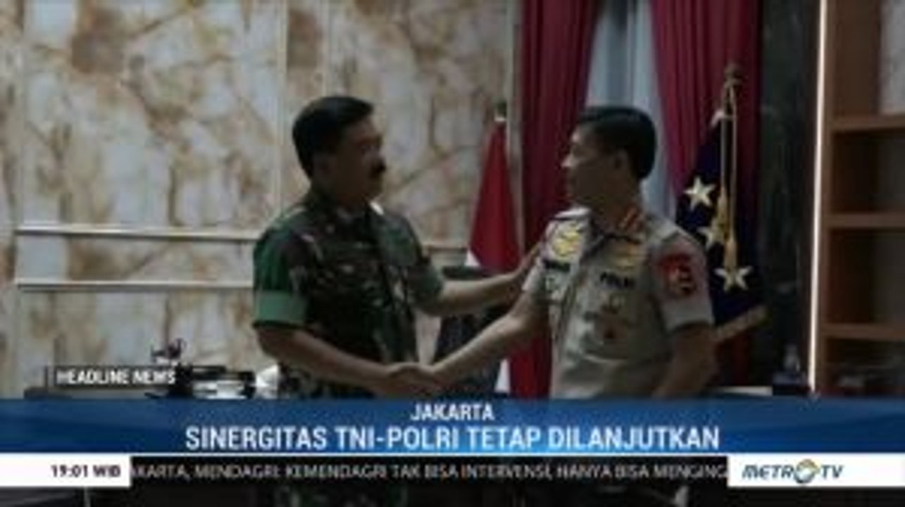 Silaturahmi Kapolri-Panglima TNI untuk Perkuat Sinergitas