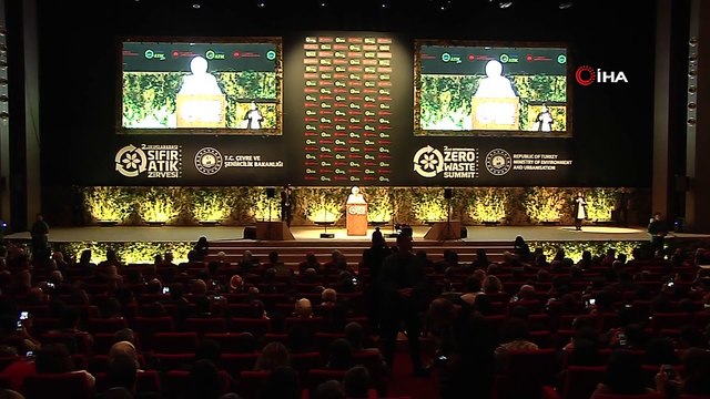Emine Erdoğan, Sıfır Atık Zirvesinde konuştu