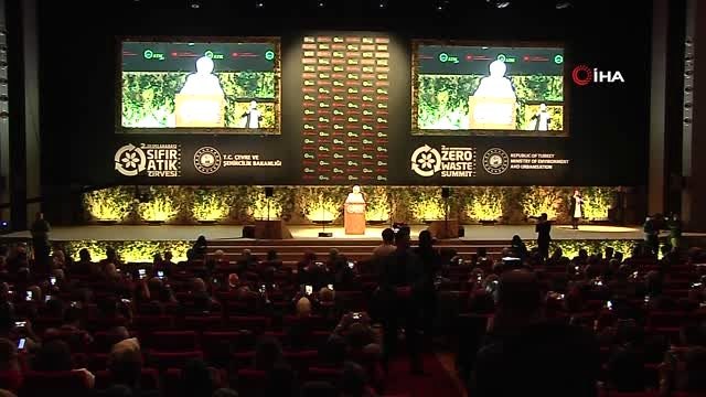Emine Erdoğan, Sıfır Atık Zirvesinde konuştu