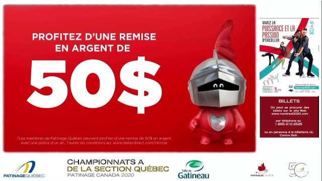 CSA 2020 - Pré-Novice Messieurs, prog. Court (2/2); Novice Dames, prog. Court; Pré-Novice Couple prog. Court; Novice Couple prog. Court; Novice Messieurs prog. Court; Pré-Novice Danses sur tracé; Novice Danse sur tracé & Junior Messieurs prog. Court