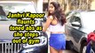 Jhanvi Kapoor spotted at pilates gym