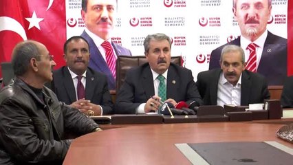 Destici: "Türkiye'de hiçbir siyasi parti terörle ilişki kuramaz"