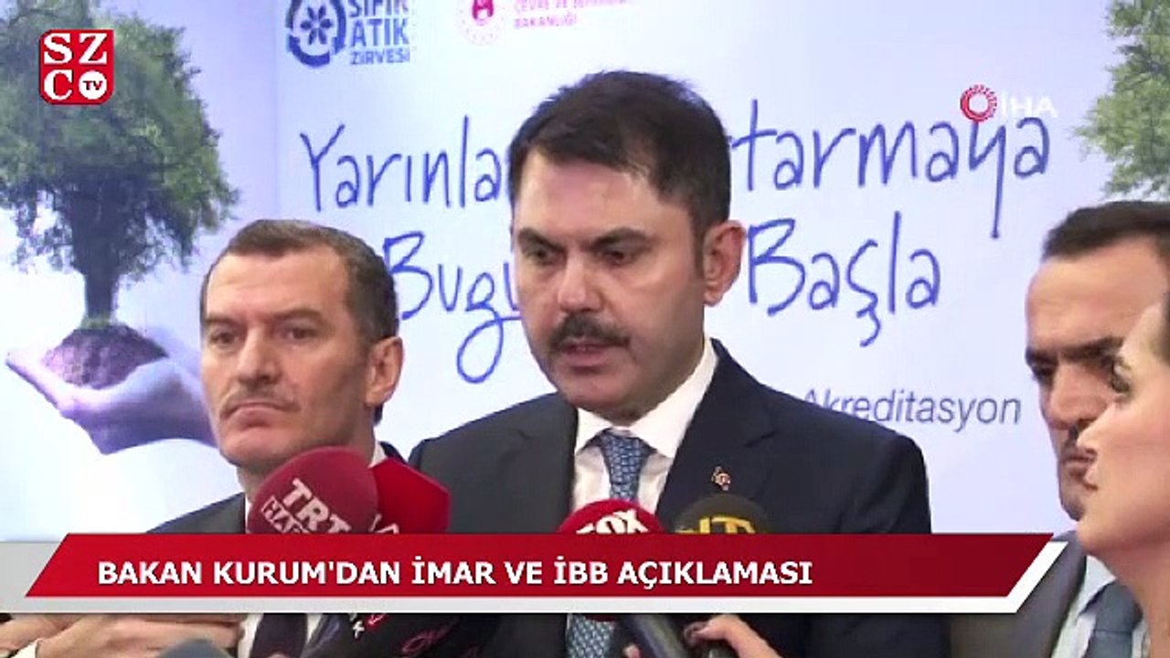 Bakan Kurum'dan Boğaziçi açıklaması