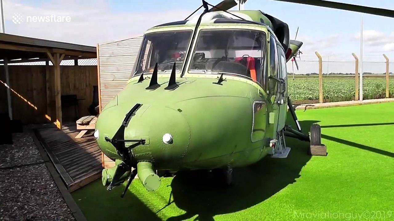 UK holiday park offers unique camping experience where people can stay inside a helicopter
