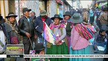 teleSUR Noticias: Marchan bolivianos en apoyo a Evo Morales