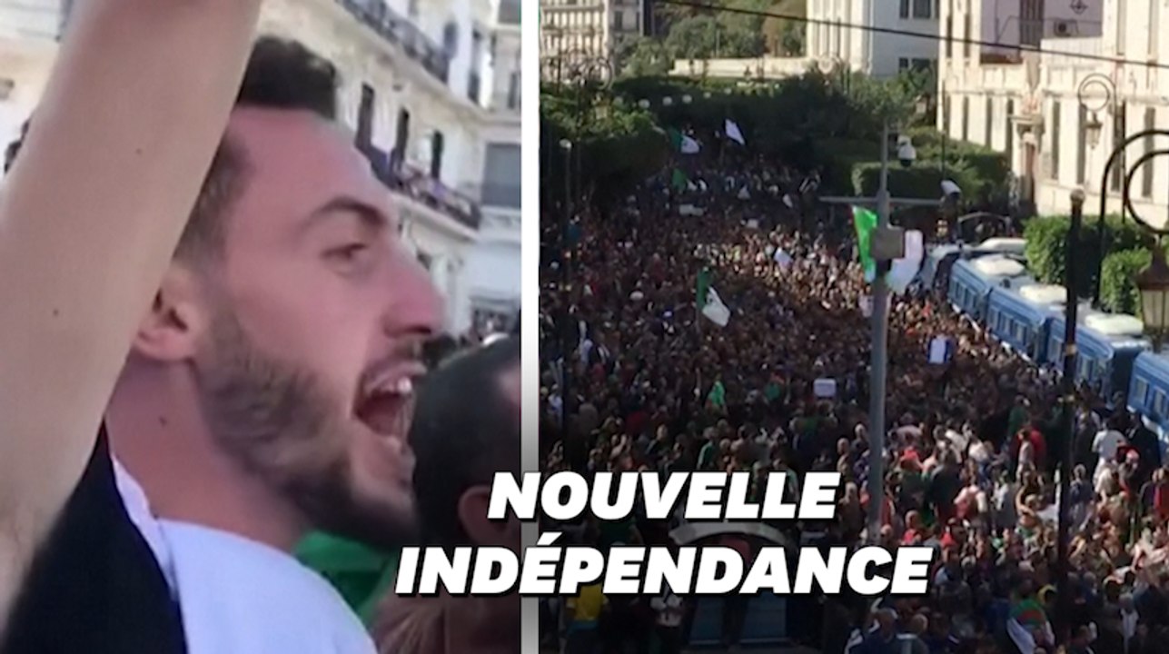 À Alger, le "Hirak" massivement mobilisé pour fêter une nouvelle indépendance