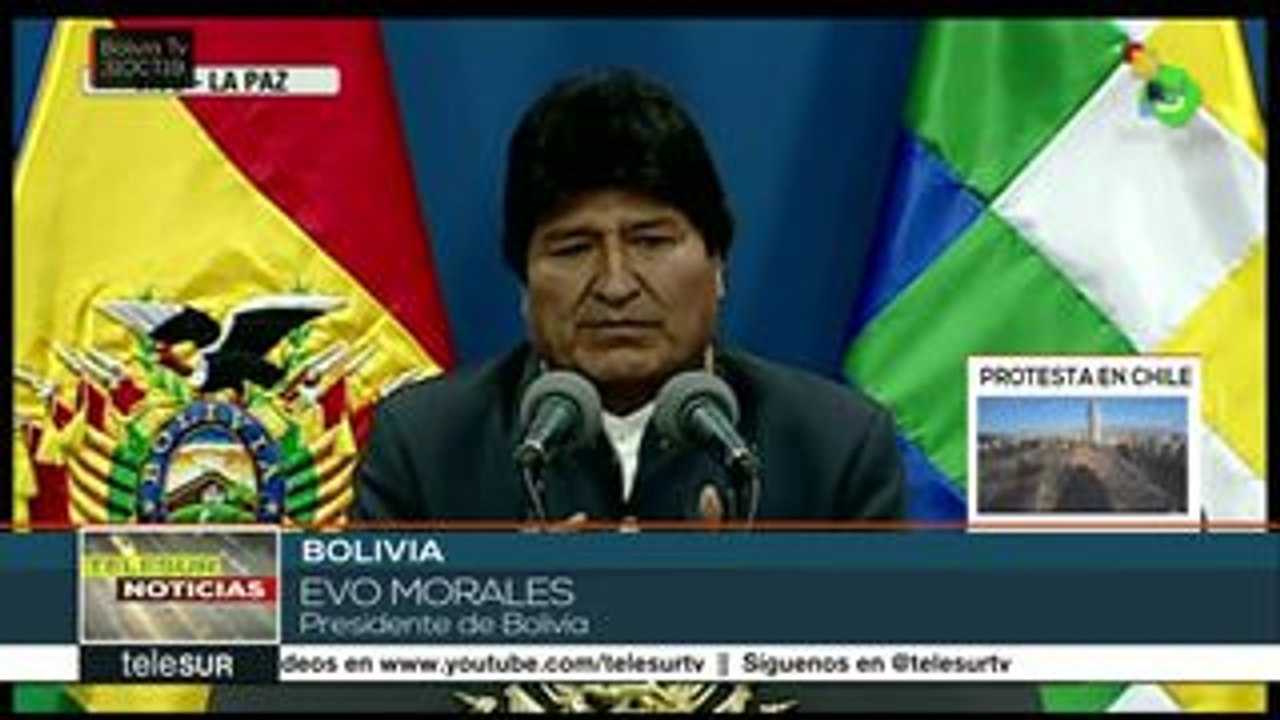 Evo Morales: Nosotros somos transparentes, no tenemos nada qué ocultar